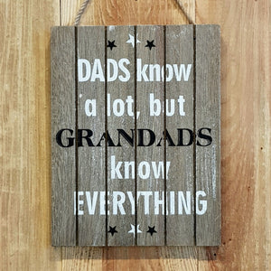 Grandads know everything