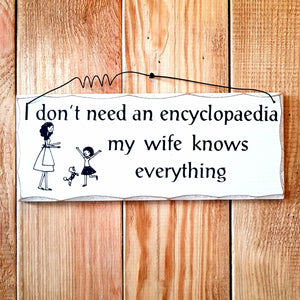 I don't need encyclopedia