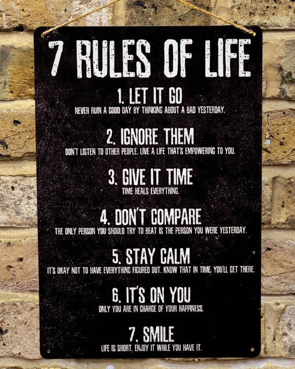 7 rules of life