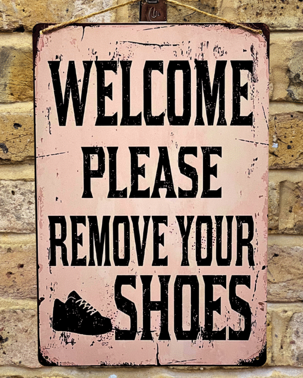 welcome please remove your shoes